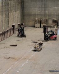 forklift two warehouse